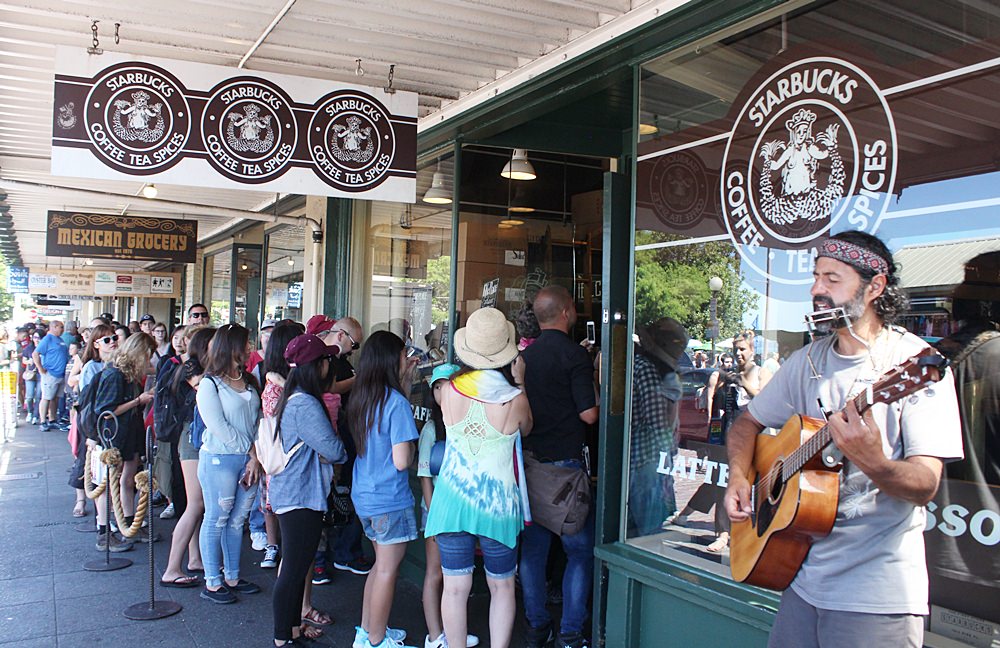 世界第一家星巴克在派克市場，Starbucks創始店城市杯根本西雅圖最佳伴手禮