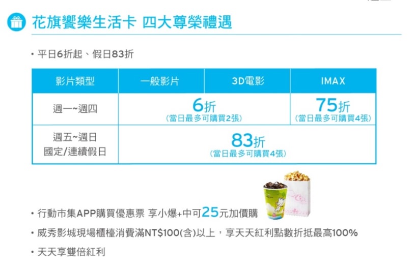 台中電影信用卡優惠懶人包 威秀影城 秀泰影城 新光影城 華威影城 日新戲院 凱擘影城 金大佛的奪門而出家網誌