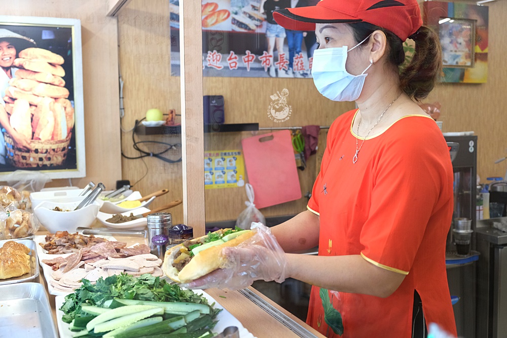 越南法國麵包工藝︳台中中區排隊美食，天天饅頭旁邊