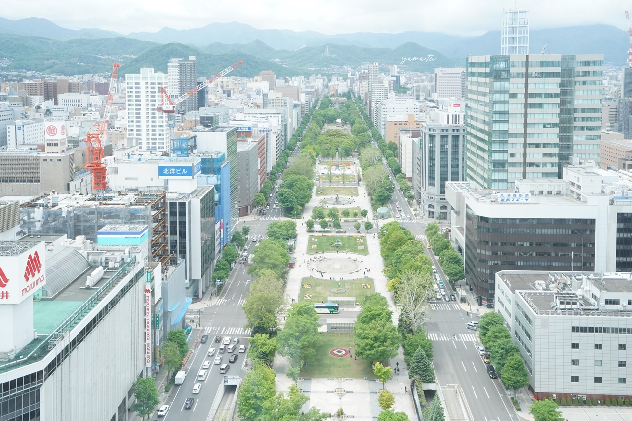札幌電視塔︱俯瞰大通公園絕佳位置，可以包場好浪漫